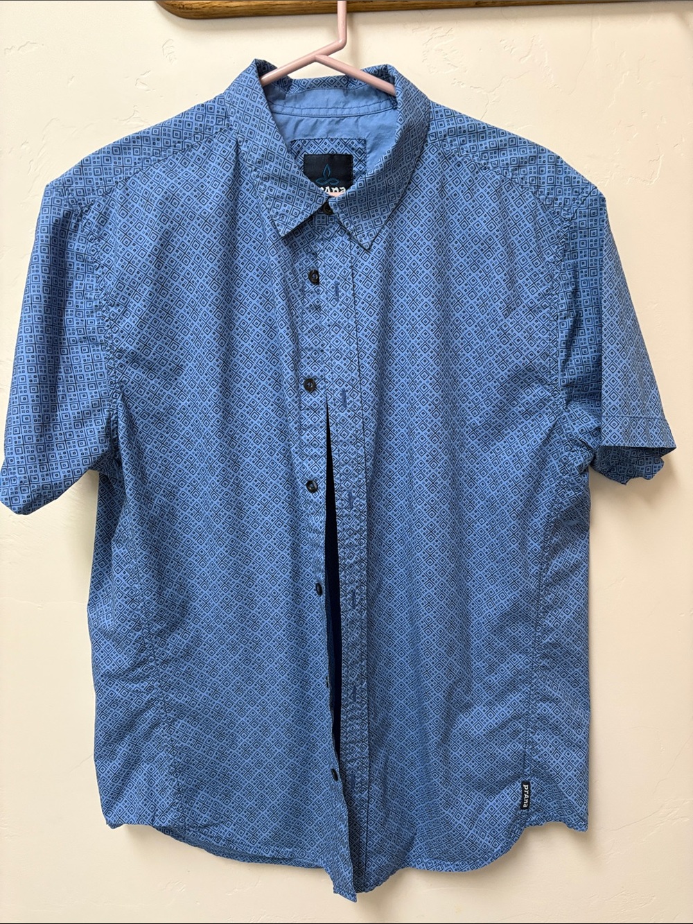 Prana ss casual shirt- large